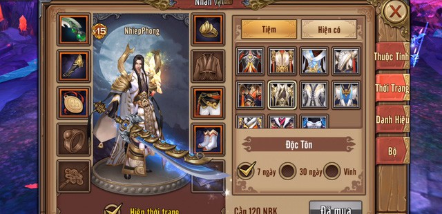 Phong Vân 3D Mobile: Một số trang phục ingame trước ngày ra mắt