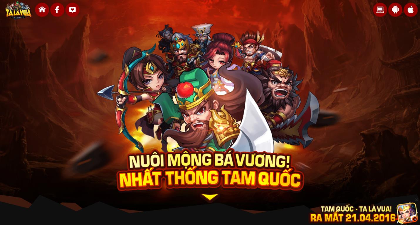 Game mới Ta Là Vua chuẩn bị phát hành tại Việt Nam