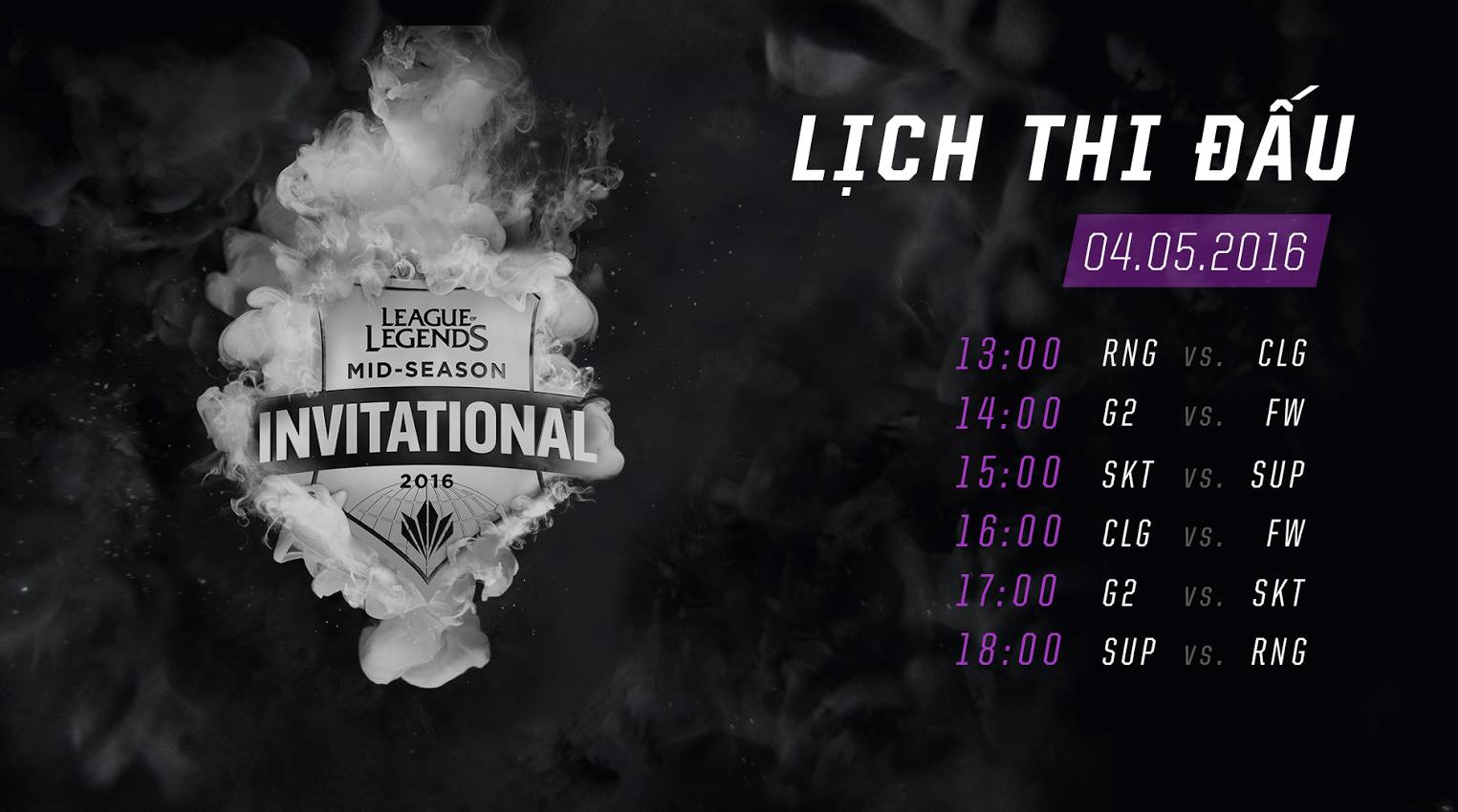 Diễn biến của các trận đấu ngày 04/05 tại MSI 2016 