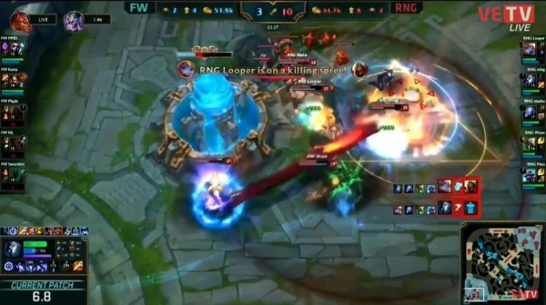 Tình hình thi đấu của các đội ngày 06/05 giải đấu MSI 2016