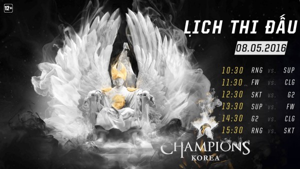 Tình hình thi đấu của các đội ngày 08/05 giải MSI 2016