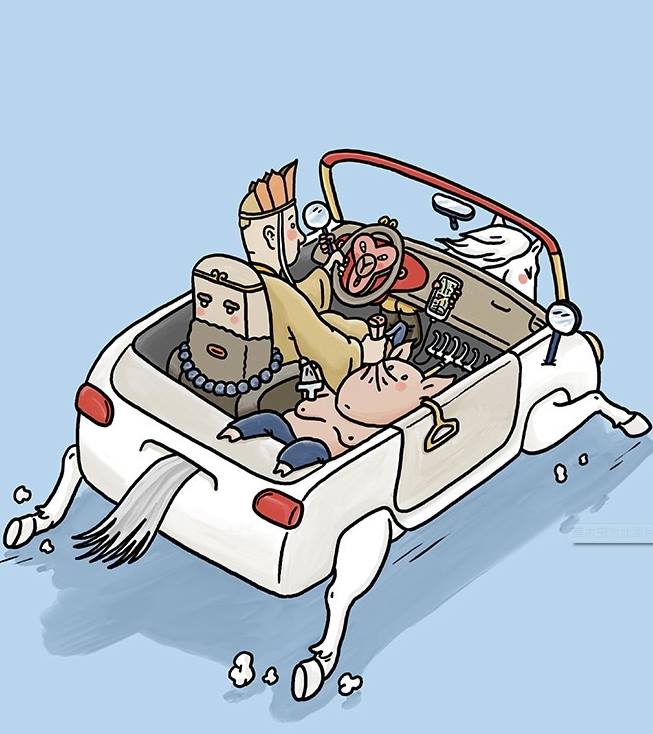 Thú vị với bộ ảnh vui nhộn về hình tượng Đường Tăng thỉnh kinh thời đại mới