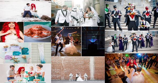 Tổng hợp các đám cưới lấy ý tưởng từ game và phim rất độc đáo và sáng tạo