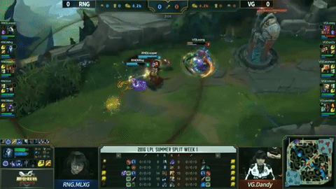 LPL mùa hè 2016: RNG hủy diệt đồng đội của Easyhoon 2