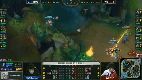 LPL Mùa Hè: RNG Uzi bắn nát đội WE 9