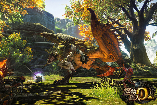 Game thủ đã có thể chiến Monster Hunter Online