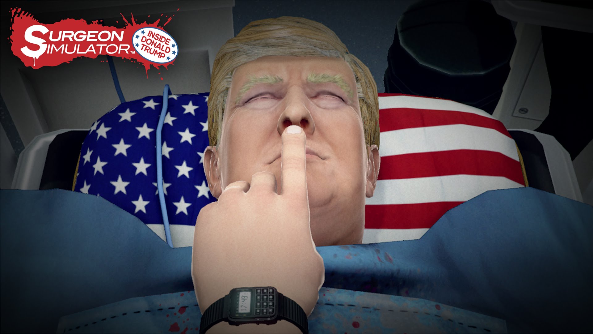 Surgeon Simulator cho phép người chơi phẫu thuật ông Donald Trump