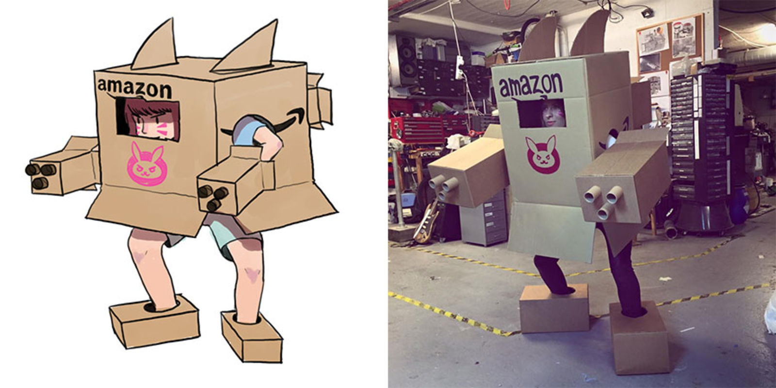 Bỏng mắt với Hot Girl Kitty Lappin Cosplay Fanart của nhân vật D.Va trong Overwatch