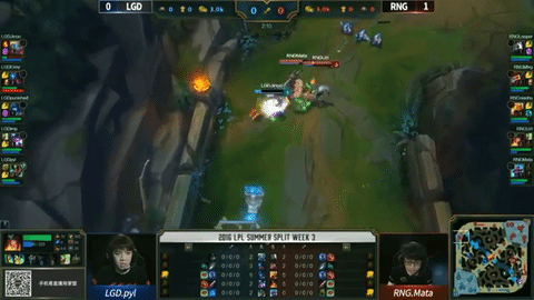 LPL mùa hè 2016: MaRin trở thành dự bị, RNG chiến thắng hoàn toàn trước LGD 8