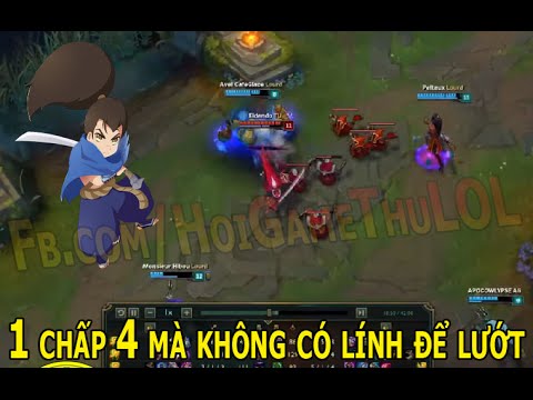 Xem Yasuo Cò quay team địch ngay cả khi không có lính để lướt