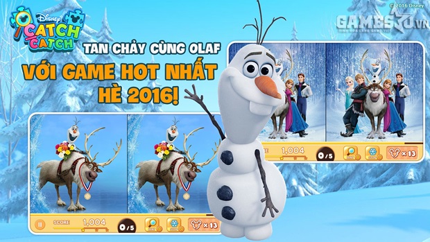 Trò chơi vui nhộn Disney Catch Catch chính thức ra mắt 