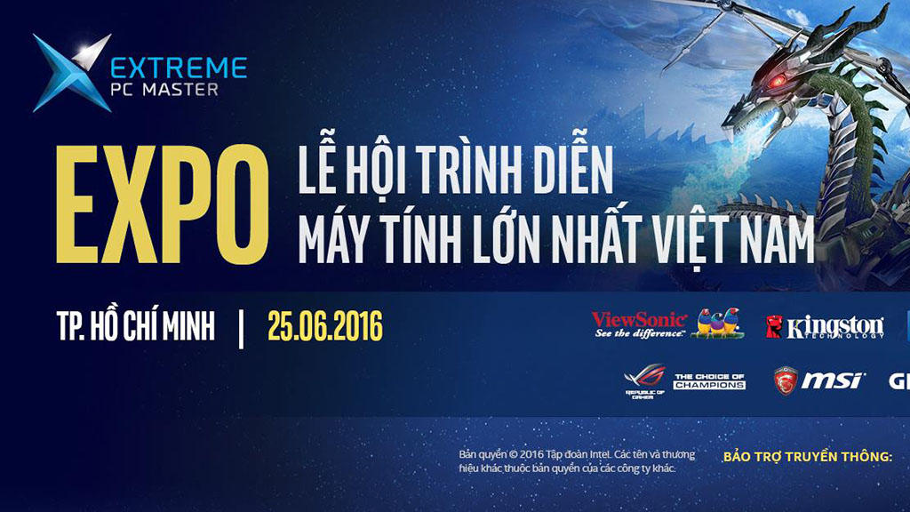Thông báo: Sự kiện Expo Extreme PC Master sẽ được tổ chức vào ngày 25/06 với những code game khủng