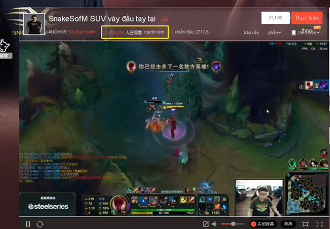 Ngày đầu lên sóng Kênh Stream của Sofm đã đạt 1 triệu người theo dõi