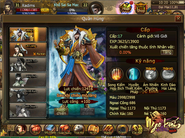 Ngạo Kiếm Mobile vẫn tạo một sức hút khó tả cho game thủ Việt