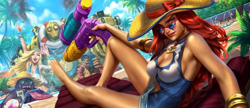 Bản cập nhật PBE 06/07: Ảnh nền của Miss Fortune Tiệc Bể Bơi hoàn toàn mới