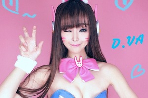 Bộ cosplay D.Va Thỏ Ngọc nhìn vào là bỏng hết cả mắt