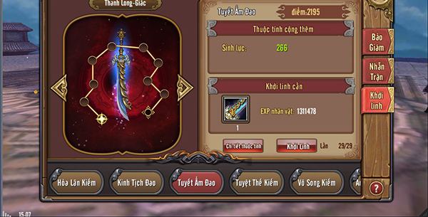 Tính năng mới trong Phong Vân 3D tạo điều kiện cho game thủ sở hữu Thần Binh