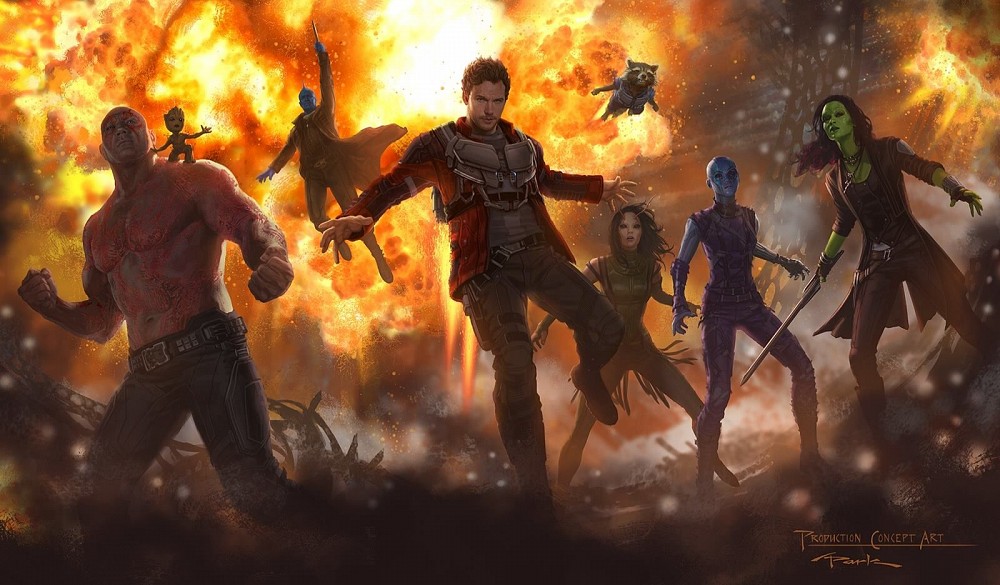 Ảnh nghệ thuật từ Guardians of the Galaxy Vol. 2 lộ diện Quái vật khổng lồ