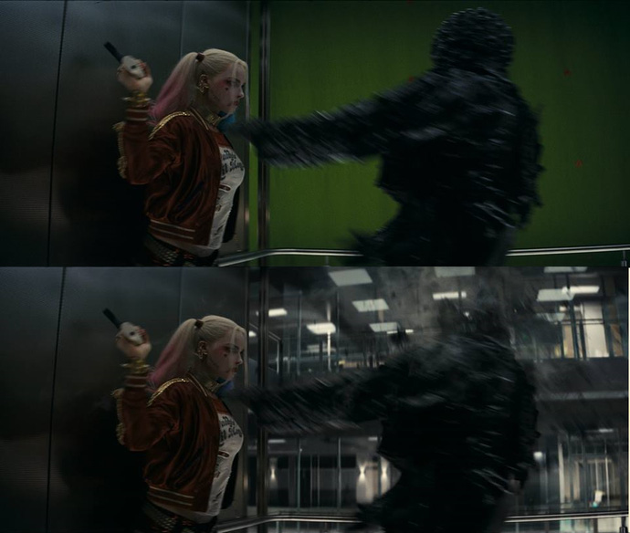 Suicide Squad trước và sau kỹ xảo khác nhau như thế nào?