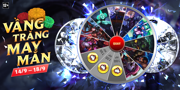 LMHT: Sự kiện khuyến mãi "Vầng Trăng May Mắn" nhân dịp Trung Thu