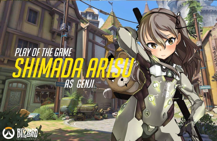 Hình ảnh các nhân vật trong Overwacth mang phong cách truyện tranh Nhật Bản