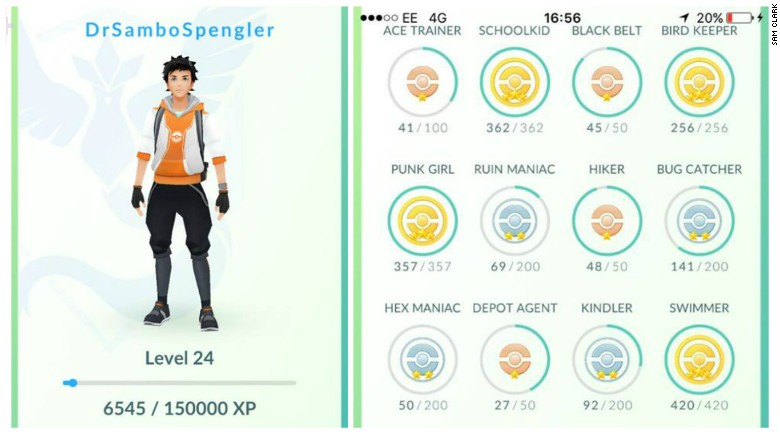 Pokemon Go: Mở chế độ Huân Chương tăng tỉ lệ bắt Pokemon cho người chơi