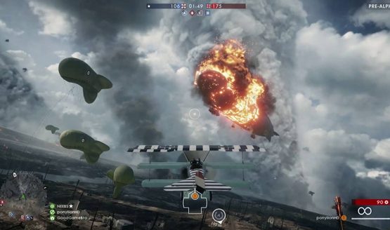 Chế độ khán giả và công cụ chụp ảnh màn hình của Battlefield 1