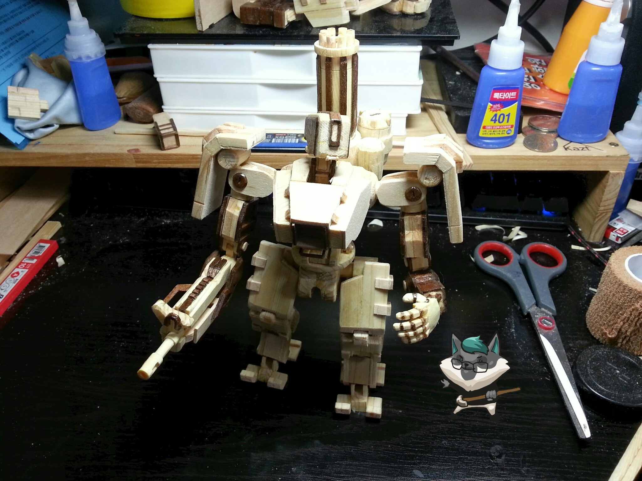 Cùng chiêm ngưỡng mô hình Bastion được làm bằng gố cực đẹp của một nghệ nhân người Hàn Quốc