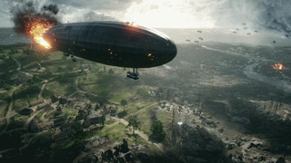 Lỗi lạ trong Battlefield 1: "Vòi rồng lửa" khinh khí cầu