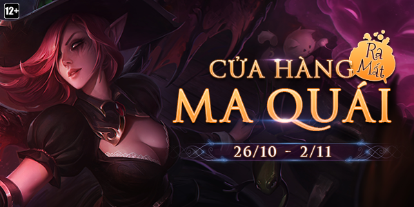 LMHT: Cửa Hàng Ma Quái sẽ ra mắt vào 15 giờ ngày 26/10/2016 