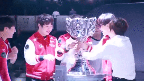 lolesports 2016 worlds trophy skt