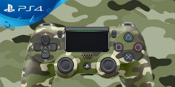 Lộ diện tay cầm PlayStation 4 màu xanh rằn ri