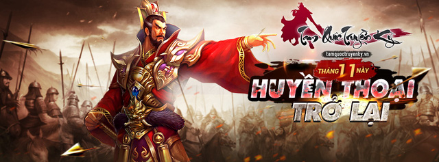 Tam Quốc Truyền Kỳ chính thức hồi sinh tại Việt Nam ngày 15/11/2016