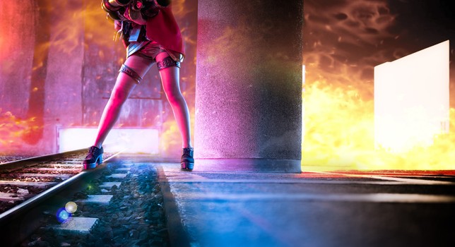 Chóng mặt với Cosplay Grave phiên bản "chân dài" vô cùng gợi cảm