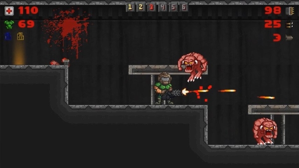 MiniDOOM: Chơi Doom theo phong cách màn hình ngang