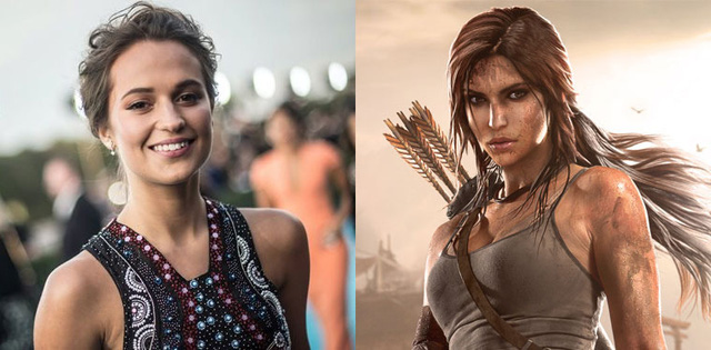 Alicia Vikander sẽ vào vai Lara Croft trong phần phim Tomb Raider Reboot