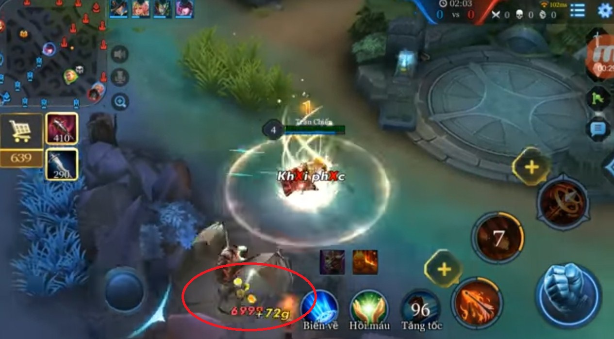 Xuất hiện bản hack 'đấm phát chết luôn' trong Garena Liên Quân Mobile ?