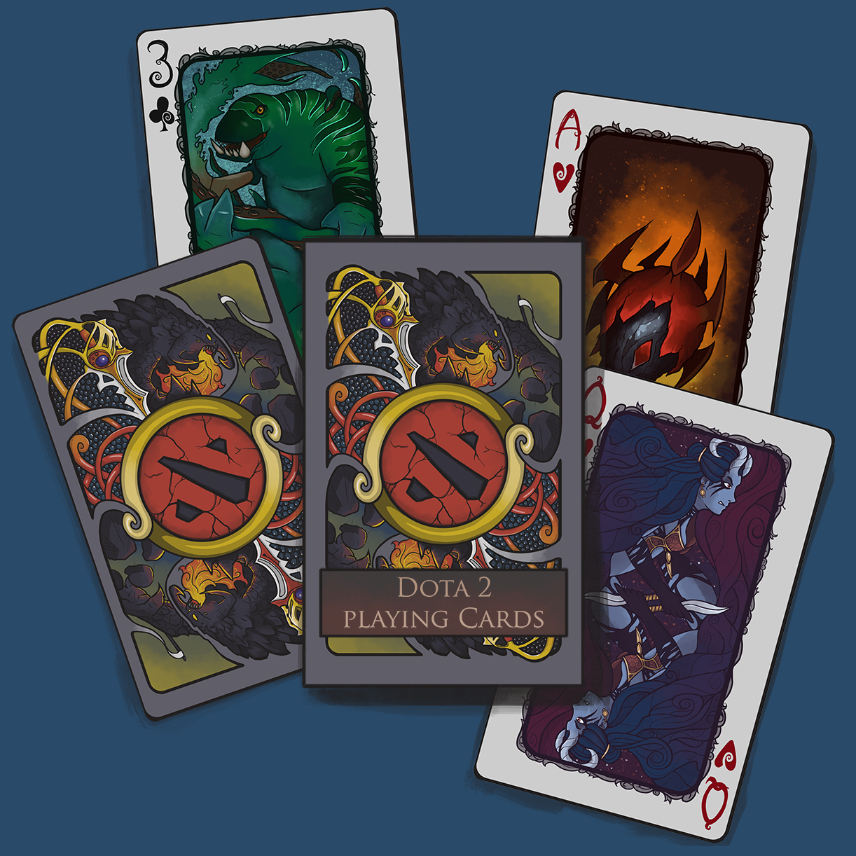 Khi Hero trong DOTA 2 trở thành những lá bài Tây