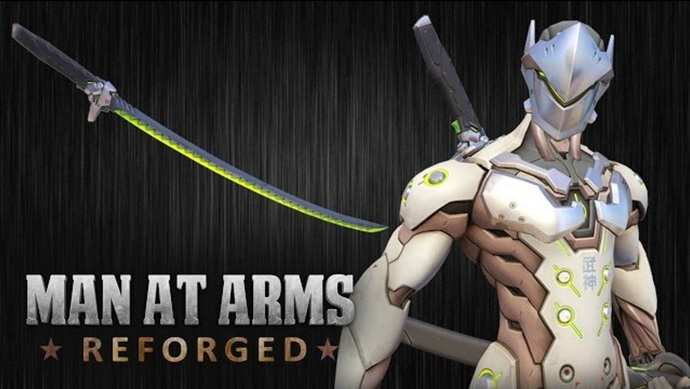 Cận cản quá trình tạo nên thanh DragonBlade của Genji trong Overwatch