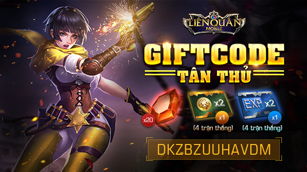 GIFTCODE TÂN THỦ MỪNG LIÊN QUÂN MOBILE CHÍNH THỨC OPEN BETA