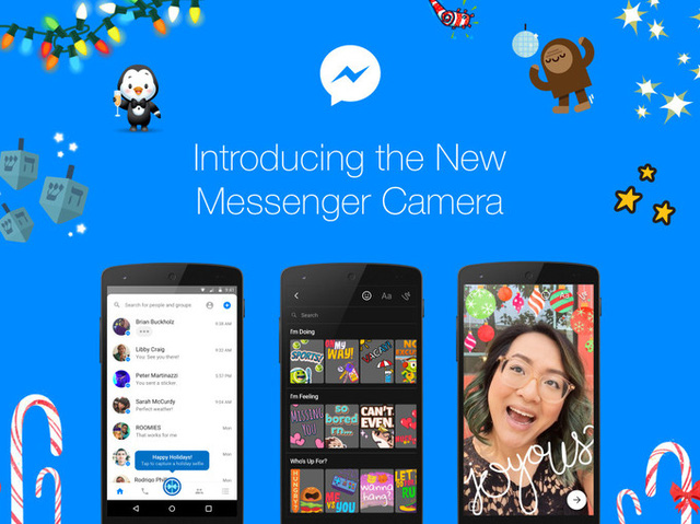 Facebook cập nhật nhiều hiệu ứng camera mới và độc đáo cho Messenger, quyết tâm đè bẹp Snapchat