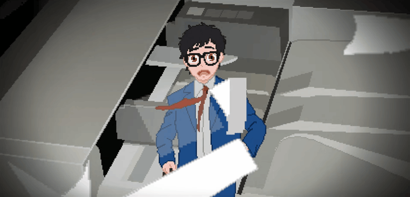 Không biết nên cười hay khóc với game kinh dị có cả... máy photo quái vật như thế này