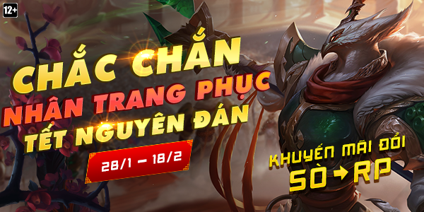 Chúc mừng năm mới, Garena ra mắt sự kiện siêu hot: game thủ chắc chắn nhận trang phục Tết Đinh Dậu!