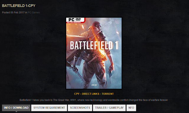 Sau Resident Evil 7, Battlefield 1 và Denuvo tiếp tục bị hacker crack thành công