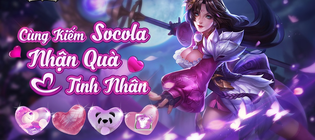 Liên Quân Mobile: Cùng sự kiện kiếm Socola kiếm quà Valentine ngay hôm nay