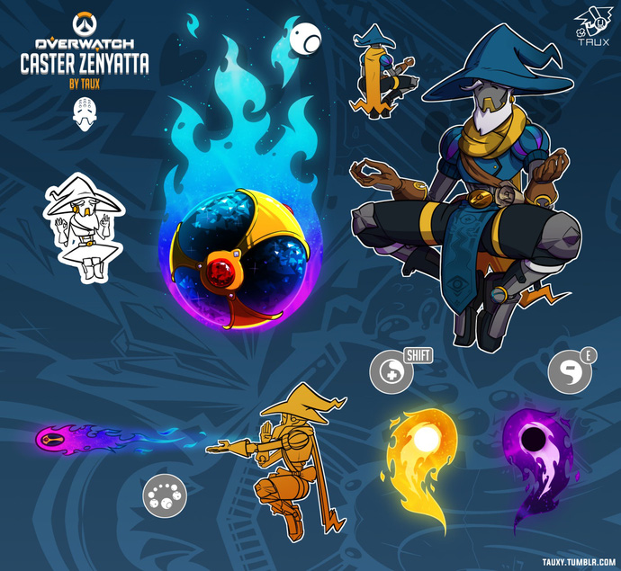 Tổng hơp những Fanart ý tưởng skin Overwatch cực đẹp đến từ người hâm mộ