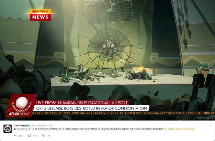 Overwatch: Bản đồ Numbani bị tàn phá và những bí ẩn chưa lời giải thích đến từ Blizzard