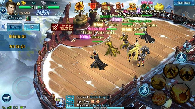 Võ Lâm Truyền Kỳ Mobile: Điểm qua tính năng Kết Bái Kim Lan độc đáo