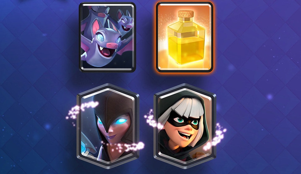 Clash Royale: Chi tiết 4 card mới Bandits, Night Witch, Bats và Heal
