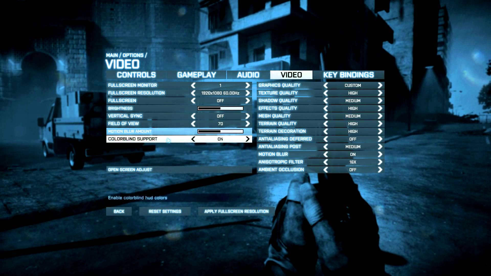 Các thuật ngữ trong Tùy Chỉnh đồ họa ở tất cả các game thường gặp